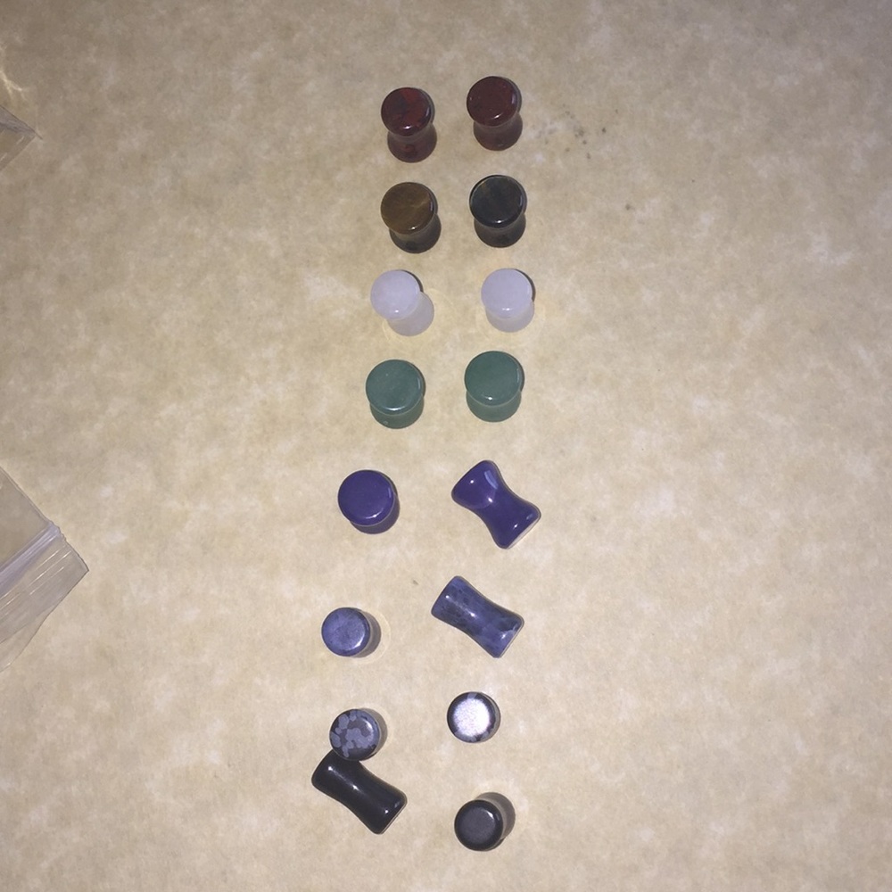 🤩Genuine gemstone plugs